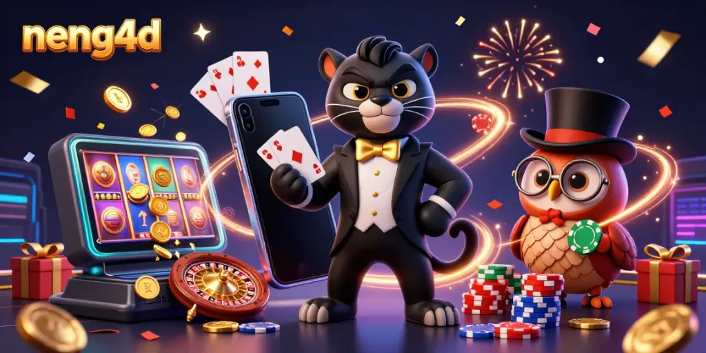 Menangkan jackpot di NENG4D dengan karakter unik sambil bermain alat slot terkini.